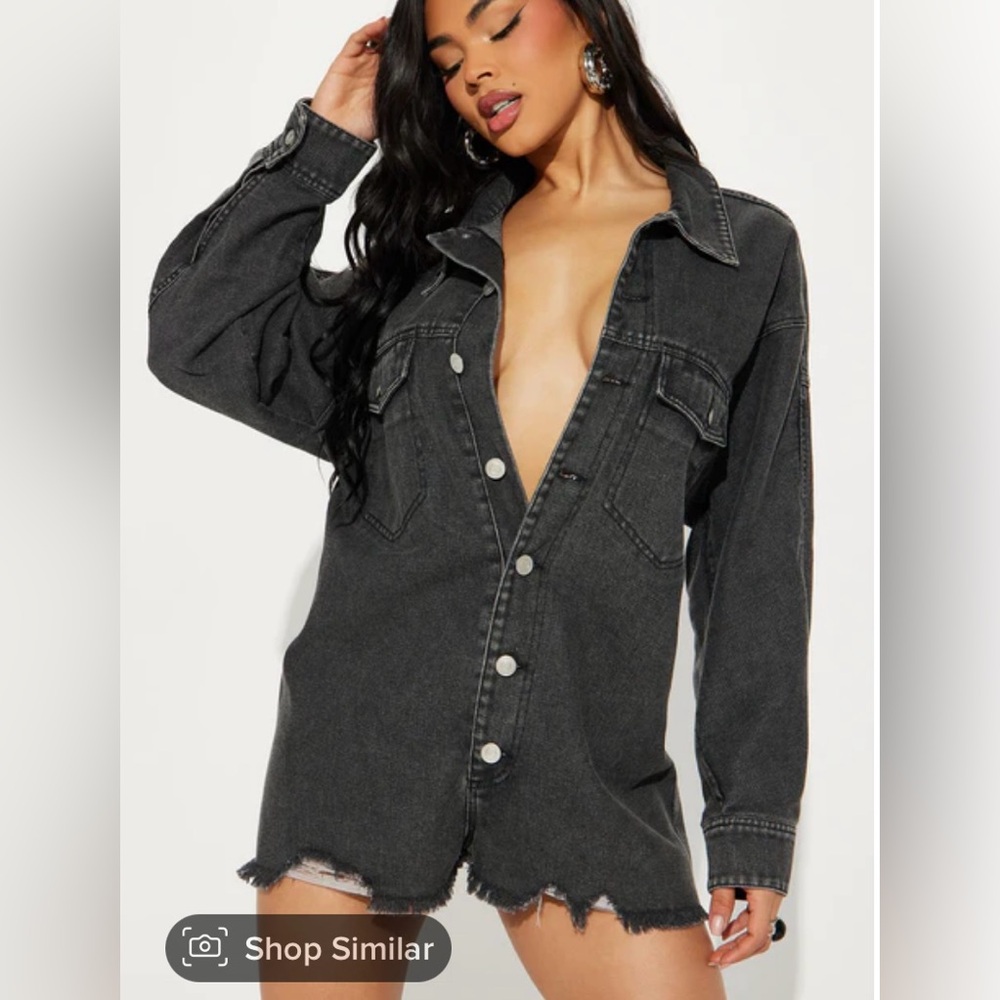 Denim Romper